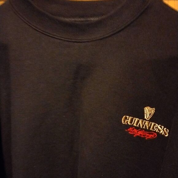 NWOT Guinness Sweatshirt by Guinness XL Black and Thick Warm - Picture 5 of 13